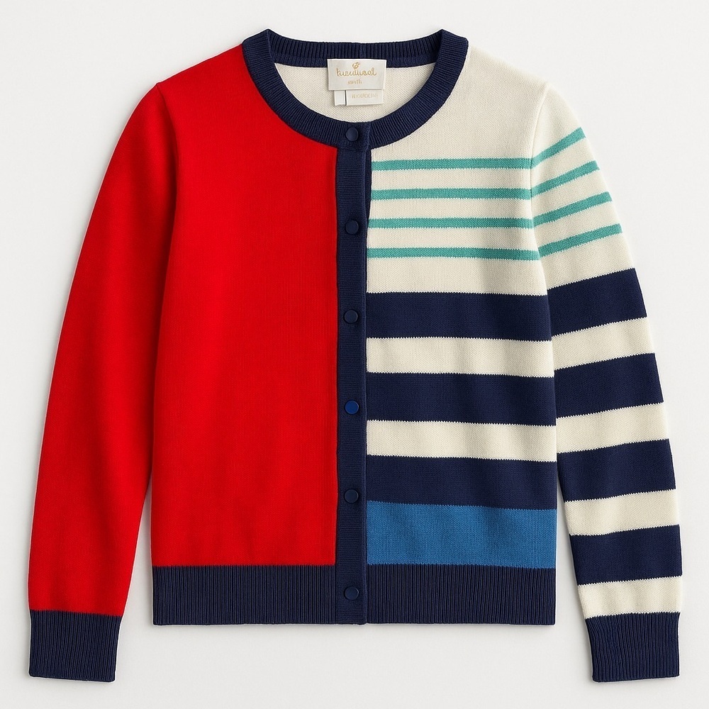 Kate Spade Color Block CardiganSize Small